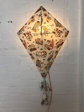 Vintage Max & Moritz 70er Kinderlampe Leuchte Lampe Wandleuchte Drachen Stoff