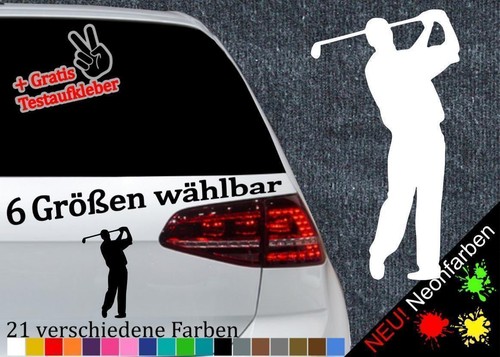 Golfspieler aufkleber 6 - golfspieler,