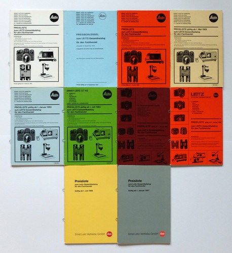 Originale leica preisliste zum - originale,