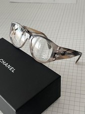 Original Chanel 5411 Brille grau/transparent inkl. Chanel-Rechnung
