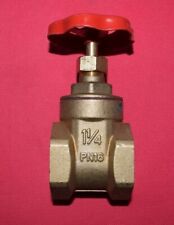 HS Muffenschieber  Messing Heizungs Absperrschieber Absperrventil 1 1/4 Zoll