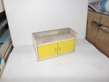 Alter 50er Jahre-Design-Schrank-Küche-Puppenhaus-Puppenstube-für Bastler