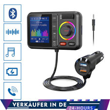 FM Transmitter Auto Bluetooth KFZ Radio Adapter Dual USB Ladegerät für Handy