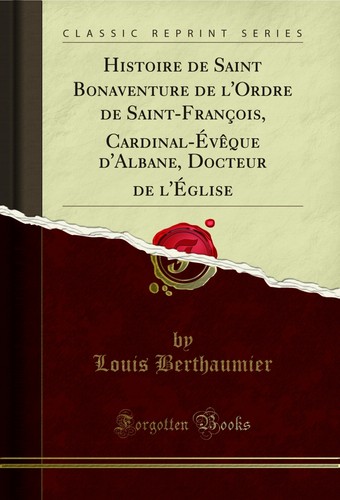 Histoire saint bonaventure - de,