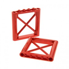 2x Lego Support 1x6x5 Red
