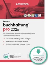 Lexware buchhaltung pro 2026 ABO-Lizenz 3 PCs (Win 10/11) 1 Jahr Laufzeit ESD
