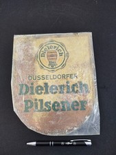 Werbeschild - Düsseldorfer Dieterich Pilsener – Brauerei Bier Sammlungsauflösung
