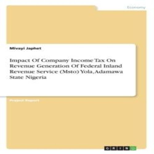 Impact company income tax - of,