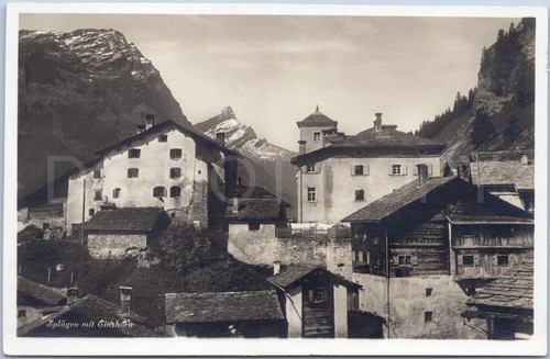 Splugen rppc vintage - vintage, postkarte