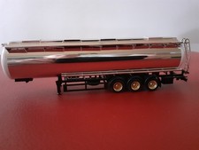 Herpa LKW 1:87 3-Achs Chromtank Auflieger