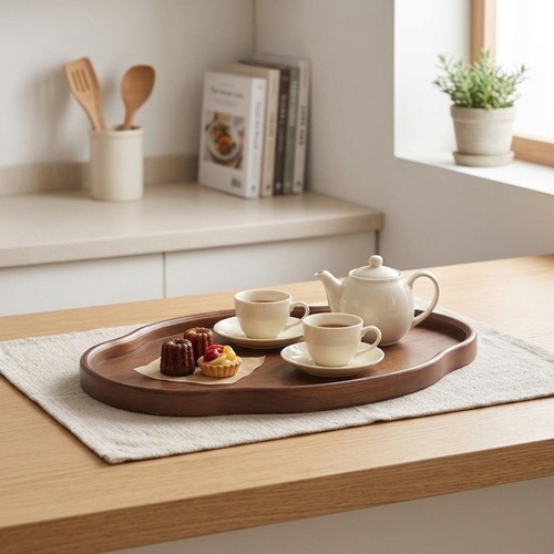 Serviertablett aus für holz