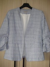 Damenblazer, Jacket,  Gr 44, hellblau, kurze Form, maritim, UNGETRAGEN!!