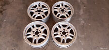 Satz Alufelgen 7Jx16 ET46 11827605 inkl. 3 Nabendeckel nicht original BMW E36