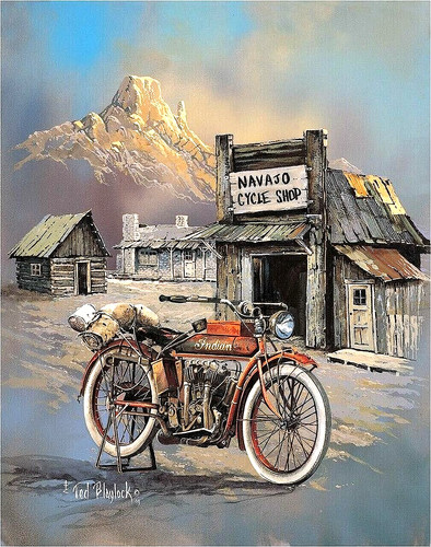 Schild motorrad biker - schild,
