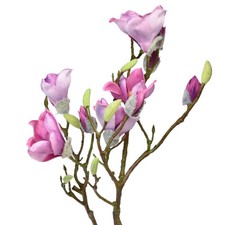Kunstblume Magnolienzweig Pink
