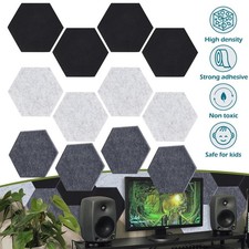 Hexagon Akustikpaneele Selbstklebend Schallabsorber Schallschutz Wandfliesen