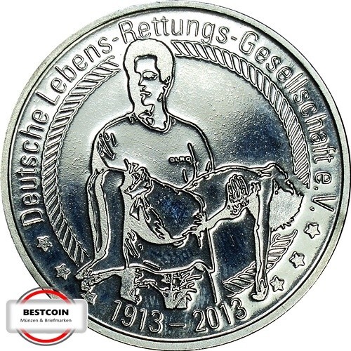 Brd medaille 100 jahre - medaille, dlrg