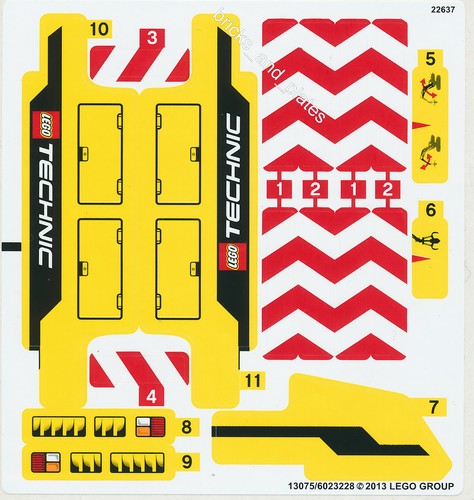 Lego technic aufkleber - lego®,