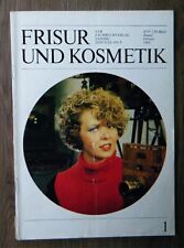 Zeitschrift DDR - Frisur und Kosmetik - Heft 1 / 1984 - Ostalgie Mode Frisuren