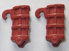 18842, 2x Schwert- Köcher (für Gürtel, Kragen, Gurt), rotbraun