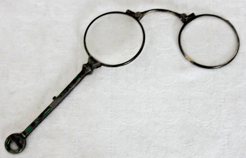 Alte lorgnette stielbrille - -,