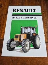 RENAULT Kabinentraktoren 90-32 / 34 MX MS Traktor Schlepper Prospekt Brochure c
