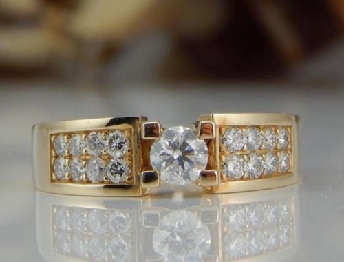 Brilliant ring 585 gold - brilliant,