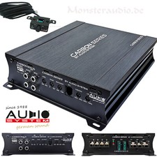 Audio System Carbon-500.1D 500 Watt 1-Kanal Auto Endstufe Subwoofer Verstärker