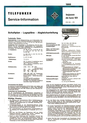 Service manual anleitung - service, für