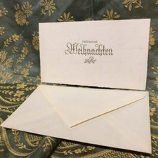 Weihnachtskarte mit Umschlag