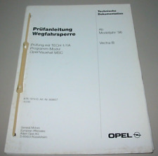 Werkstatthandbuch Opel Vectra