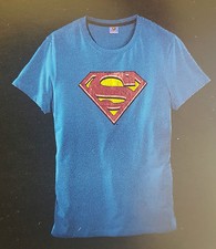 Superman T-Shirt blau M L XL