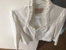 Brautdirndl mit Schürze, Bluse (Astrid Söll) , Jacke (Krüger) alles Größe 36 