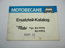 Motobecane Mobylette Moby M3 PRTD PRTS Mofa Ersatzteilliste Ersatzteilkatalog