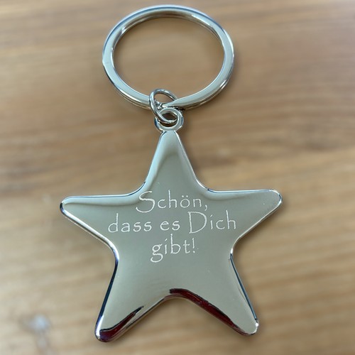 Schlüsselanhänger stern mit - schlüsselanhänger,