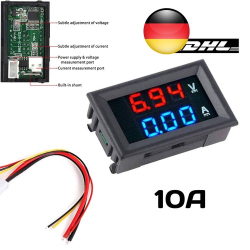 Dc0 100v 10a digital - digital, voltmeter