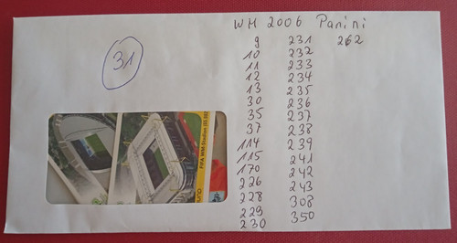 Panini sticker sammelbilder - 30,