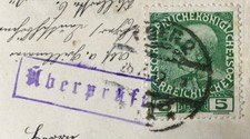 Böhmen K u K Zensurstempel