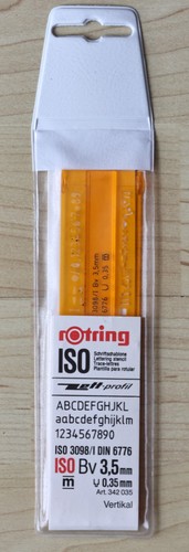 Rotring schriftschablone 342 - rotring,