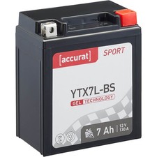 Motorradbatterie YTX7L-BS Gel