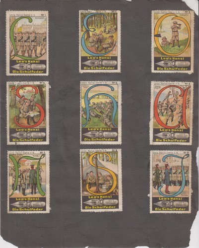 Reklamemarken leos hansi - reklamemarken:,
