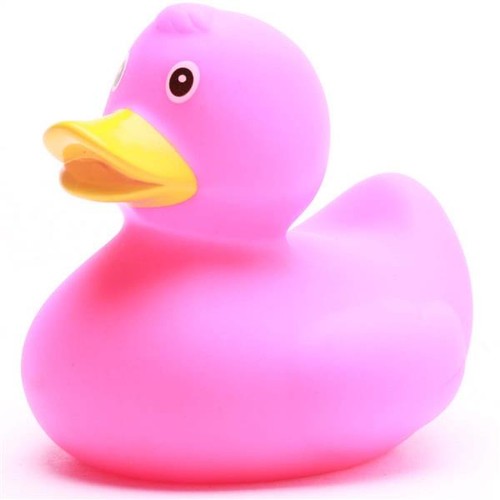 Badeente pink mit - , gelben