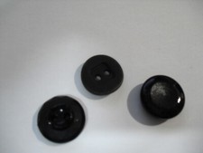 Knöpfe 15mm schwarz 3 Sorten
