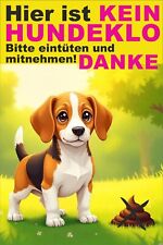 Kein Hundeklo  Schild gegen