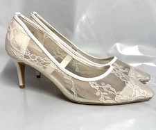 Damen Abend Brautschuhe Pumps