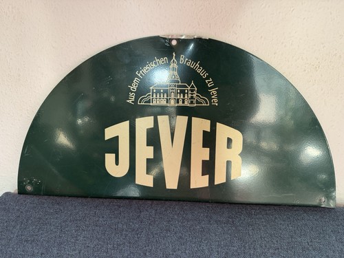 Altes jever blechschild - jever,