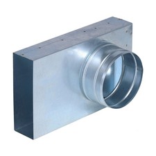 Flachkanal Übergang 90°