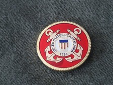 US Pin Badge Abzeichen Crest Schriftzug Coast Guard