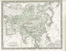 Physische Karte von ASIEN