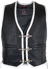 Lederweste Bikerweste